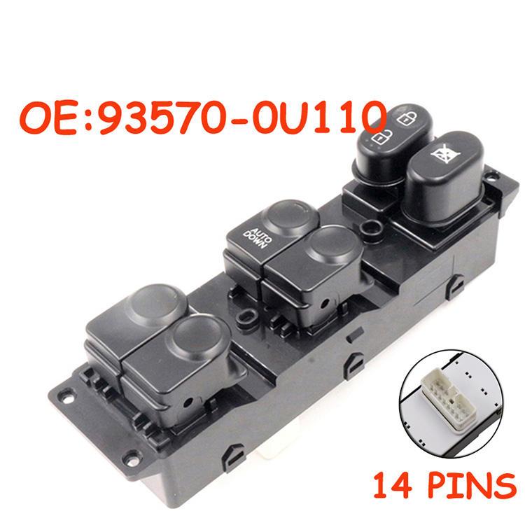 Power Window Switch For Hyundai Accent 2010-2014 Verna   93570-0U110 935700U110