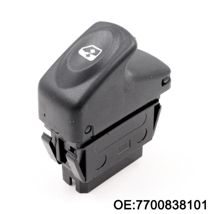 High quality Black New Car Power Window Switch   6Pin  For Renault Clio II Kangoo Megane 1 Twingo  7700838101