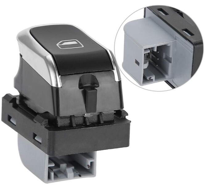 8K0 959 855 B, 8KD 959 855 A, 8K0 959 851 F, Chrome Electric Window Lifter Switch Control Switch Button For A4 S4 A5 S5 Q5